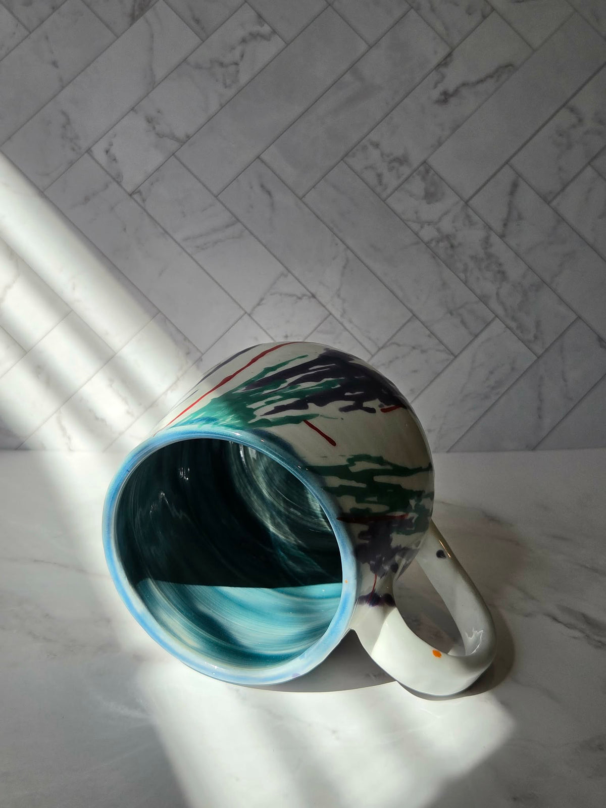 WHITE/GRAY HKS Splash inspired cup - SMALL - Marconi